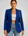 Blazer Femme Ajusté Élégant au Style Intemporel 5 - Mode Lumière