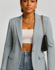 Blazer Femme Ajusté Élégant au Style Intemporel 6 - Mode Lumière