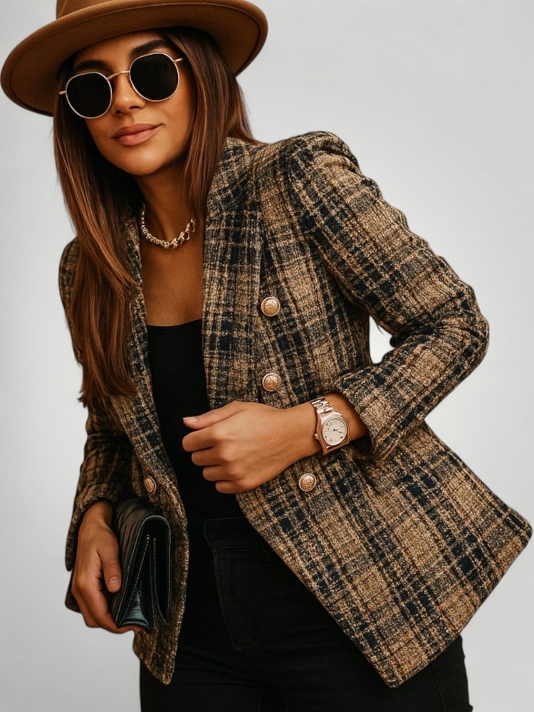 Blazer Femme Ajusté Élégant au Style Sophistiqué 1 - Mode Lumière