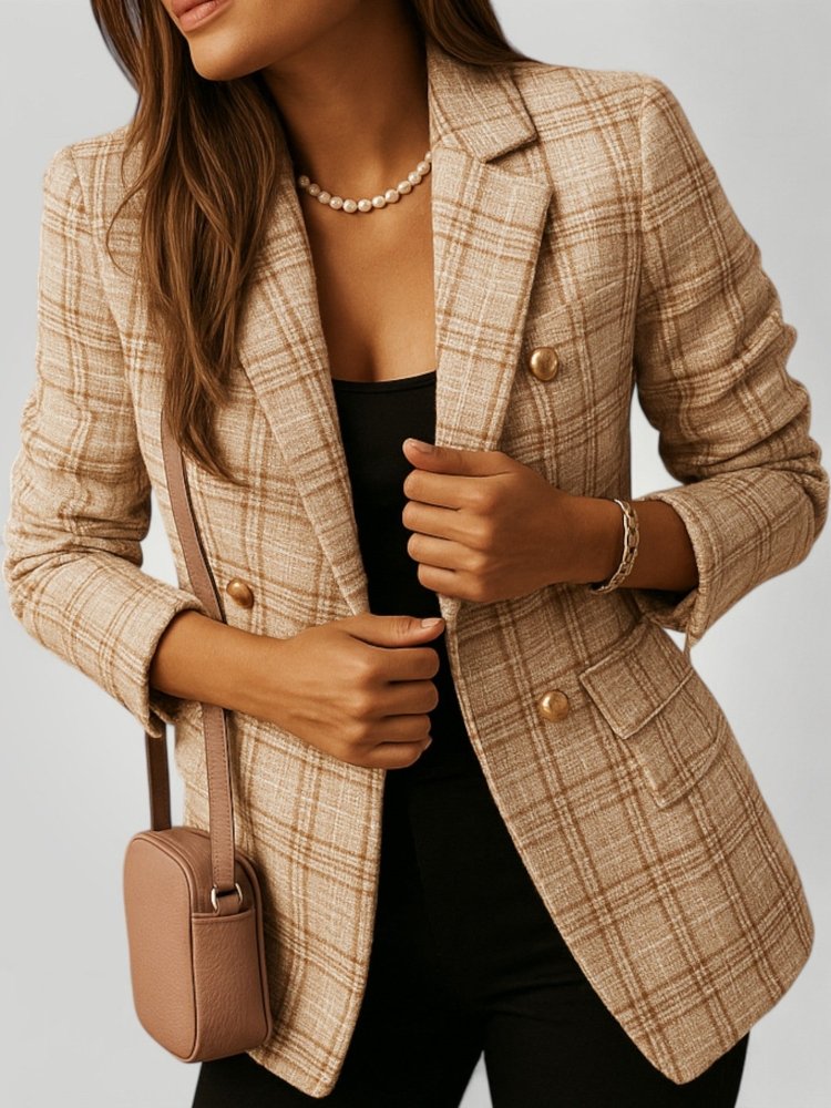 Blazer Femme Ajusté Élégant au Style Sophistiqué 3 - Mode Lumière