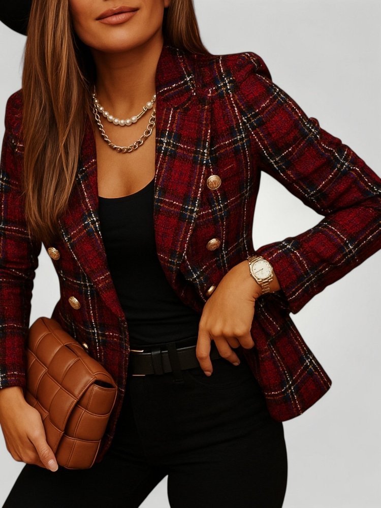 Blazer Femme Ajusté Élégant au Style Sophistiqué 4 - Mode Lumière