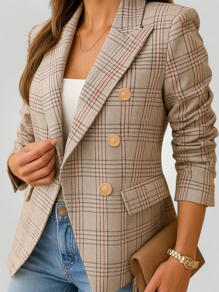 Blazer Femme Ajusté au Style Élégant 3 - Mode Lumière