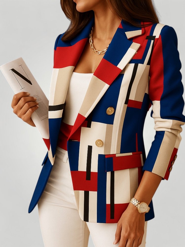 Blazer Femme Ajusté au Style Élégant 5 - Mode Lumière