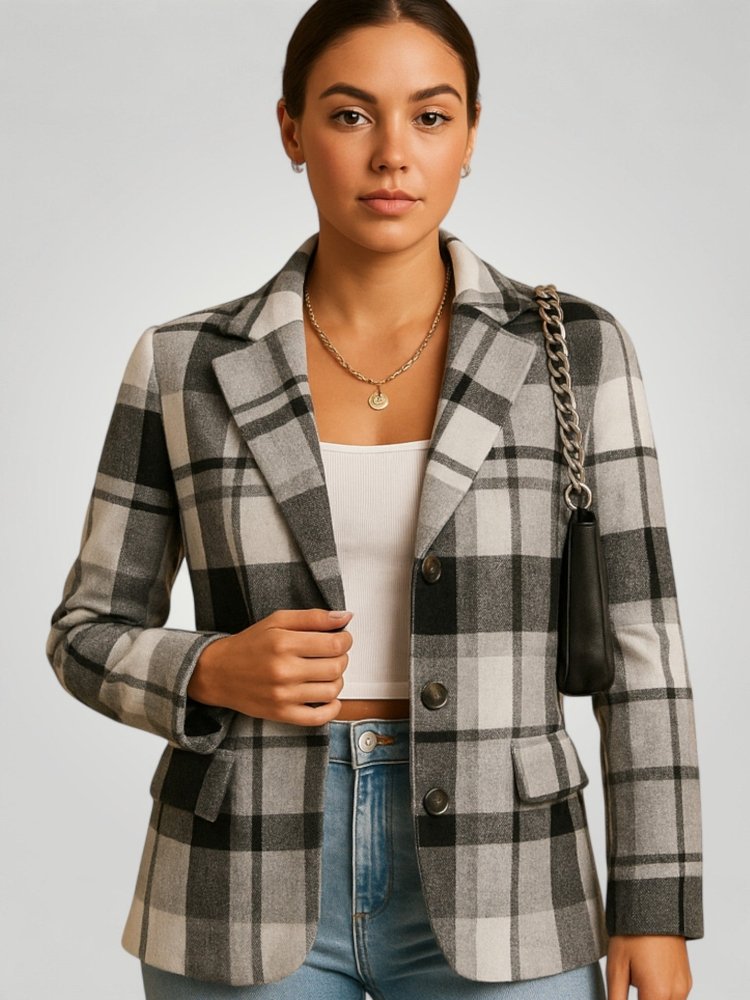 Blazer Femme Élégant au Style Moderne 2 - Mode Lumière
