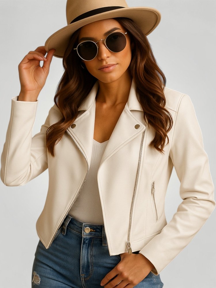 Blazer Femme Élégant avec Fermeture Éclair 3 - Mode Lumière
