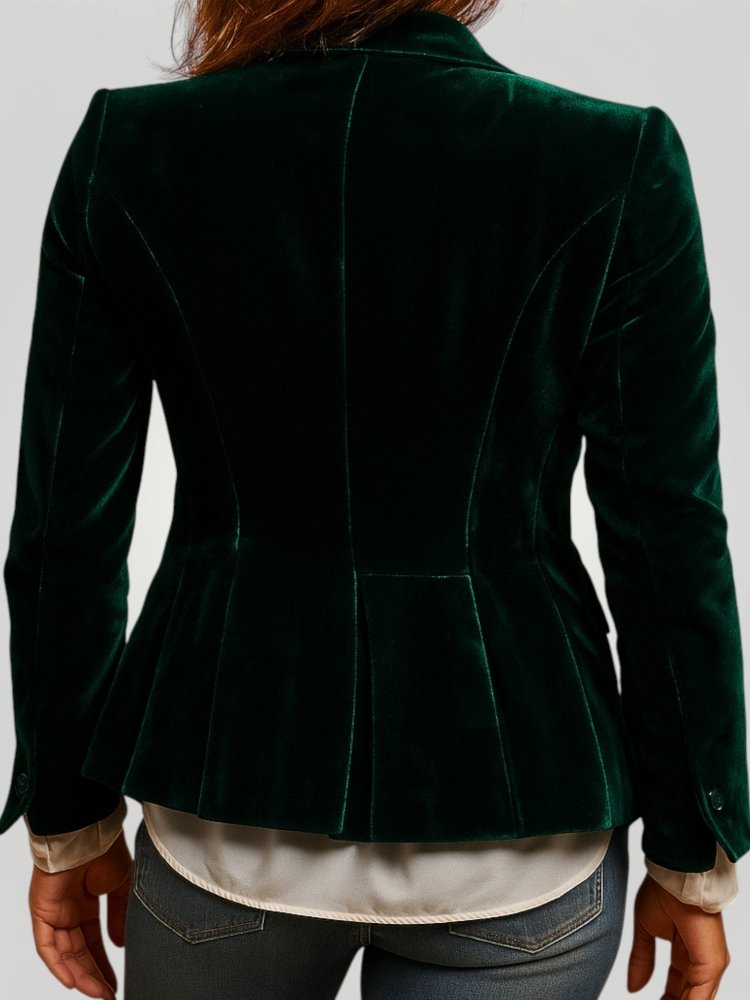 Blazer Femme Slim Élégant au Style Rétro 6 - Mode Lumière