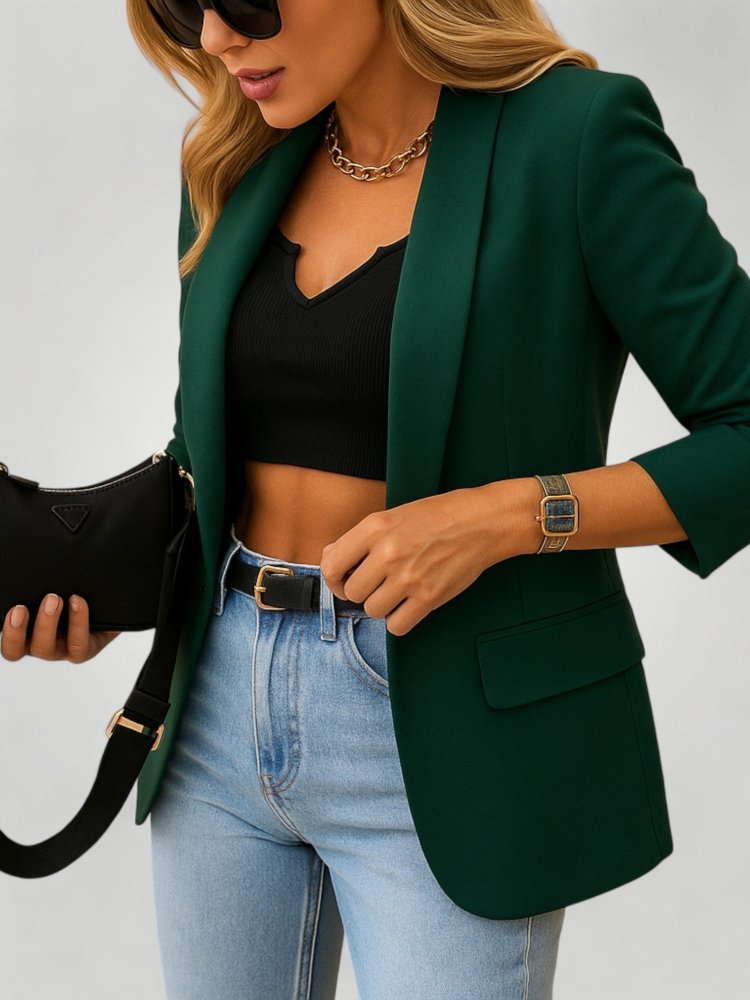 Blazer Long Élégant et Confortable 2 - Mode Lumière