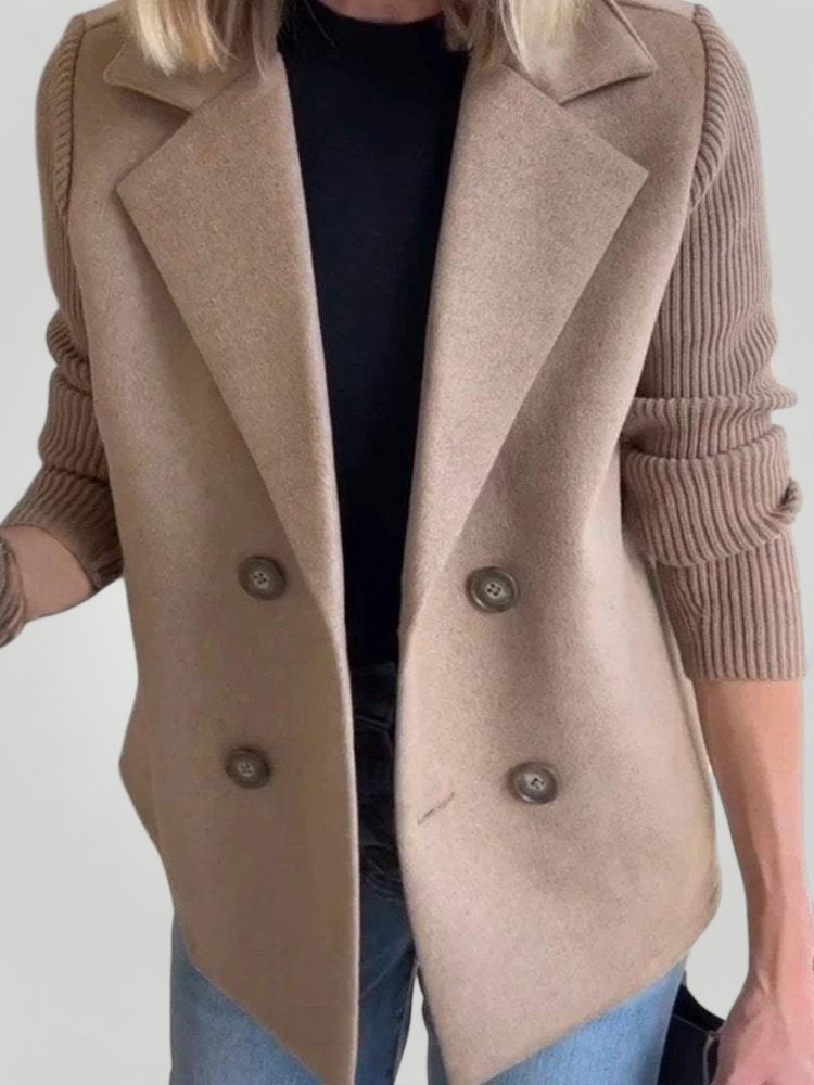 Blazer Long Femme Chic au Style Décontracté 1 - Mode Lumière