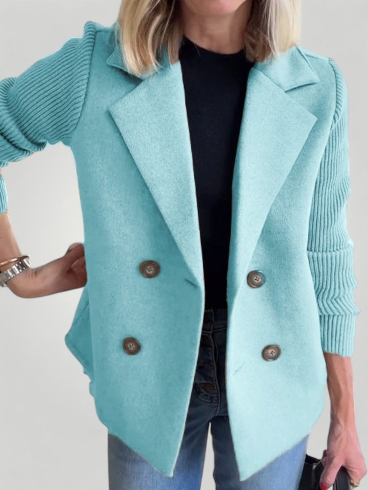 Blazer Long Femme Chic au Style Décontracté 3 - Mode Lumière