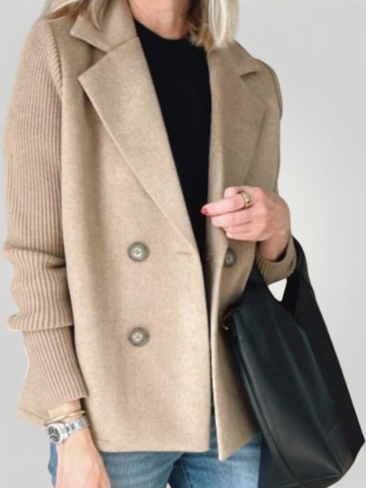 Blazer Long Femme Chic au Style Décontracté 4 - Mode Lumière