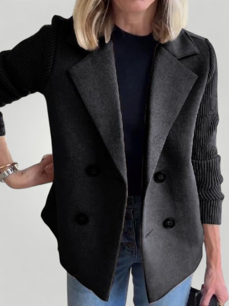 Blazer Long Femme Chic au Style Décontracté 5 - Mode Lumière