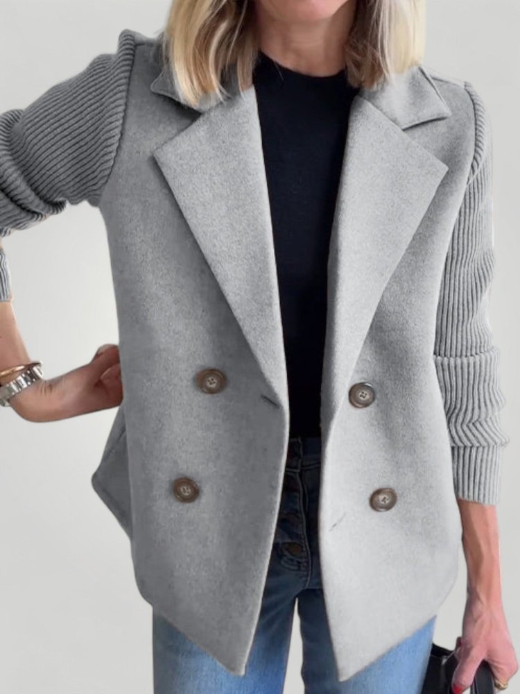 Blazer Long Femme Chic au Style Décontracté 6 - Mode Lumière