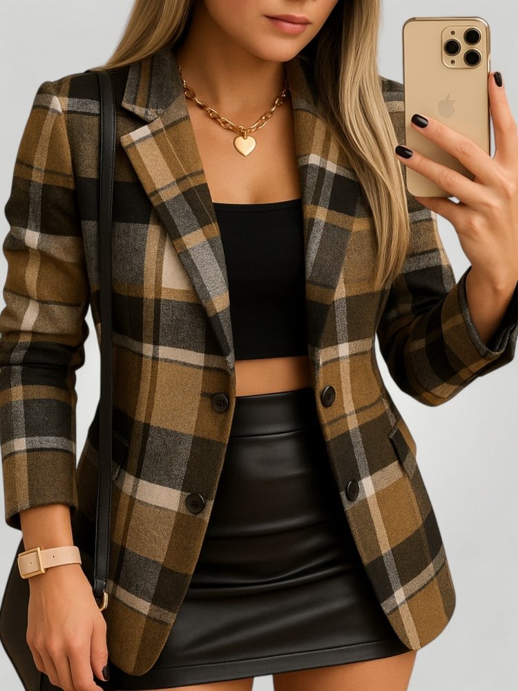 Blazer Long Femme Élégant et Confortable 2 - Mode Lumière