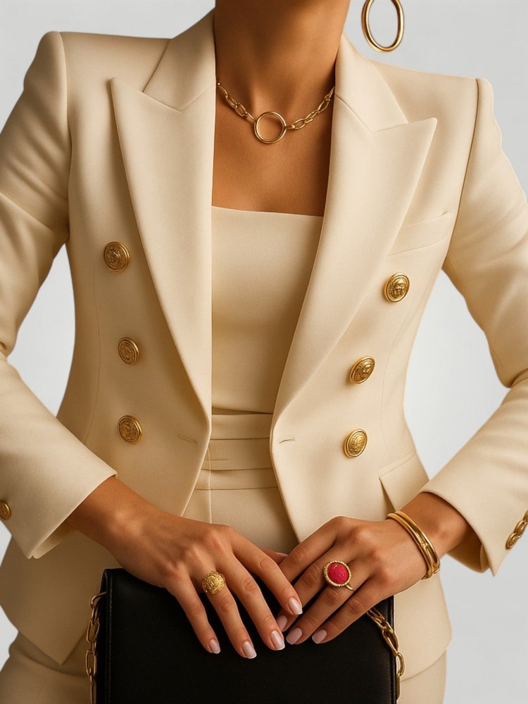 Blazer Long Femme Élégant et Confortable 2 - Mode Lumière