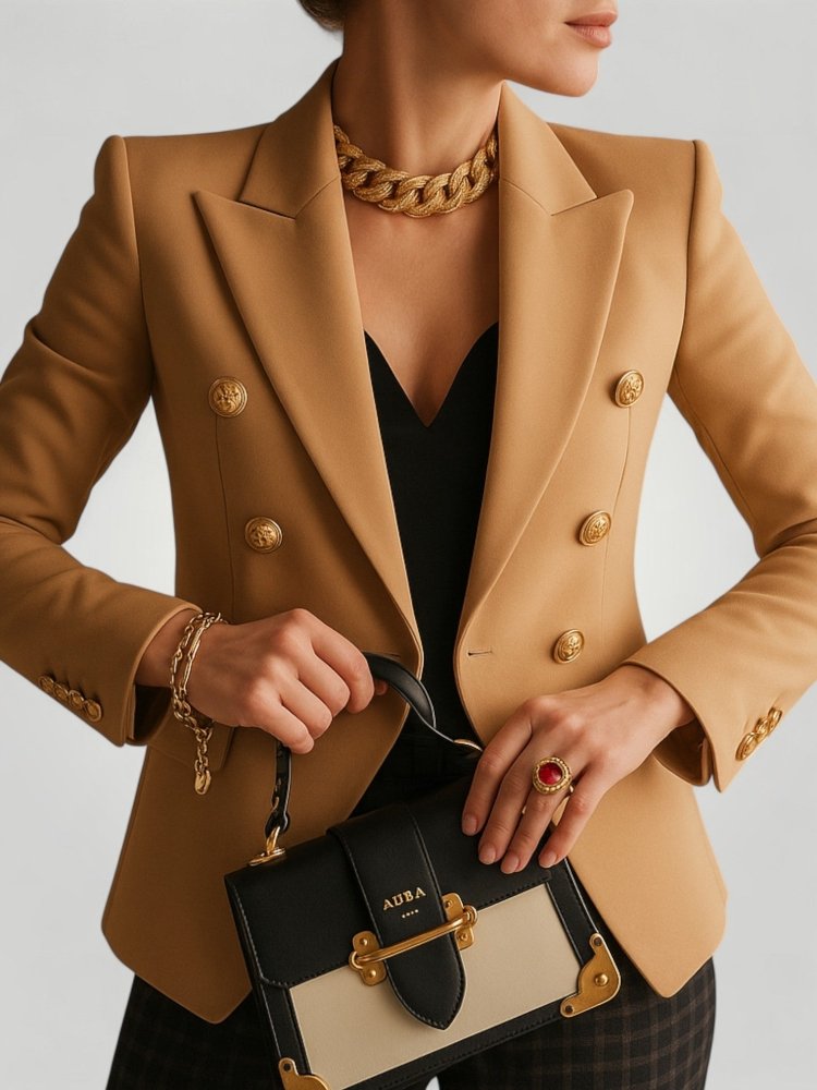 Blazer Long Femme Élégant et Confortable 3 - Mode Lumière