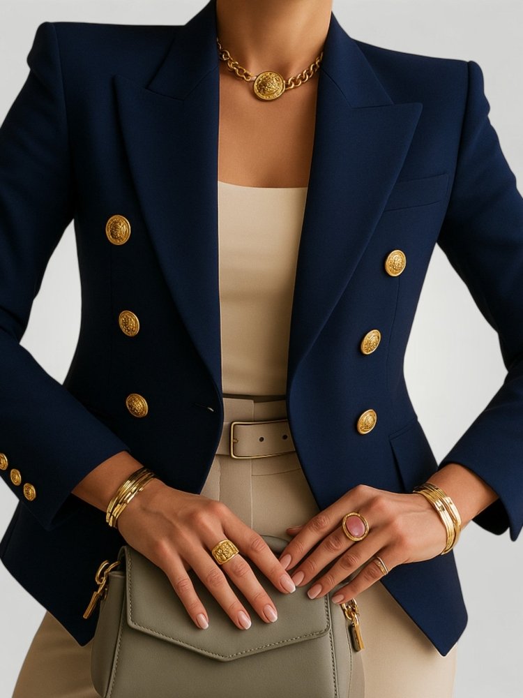 Blazer Long Femme Élégant et Confortable 4 - Mode Lumière