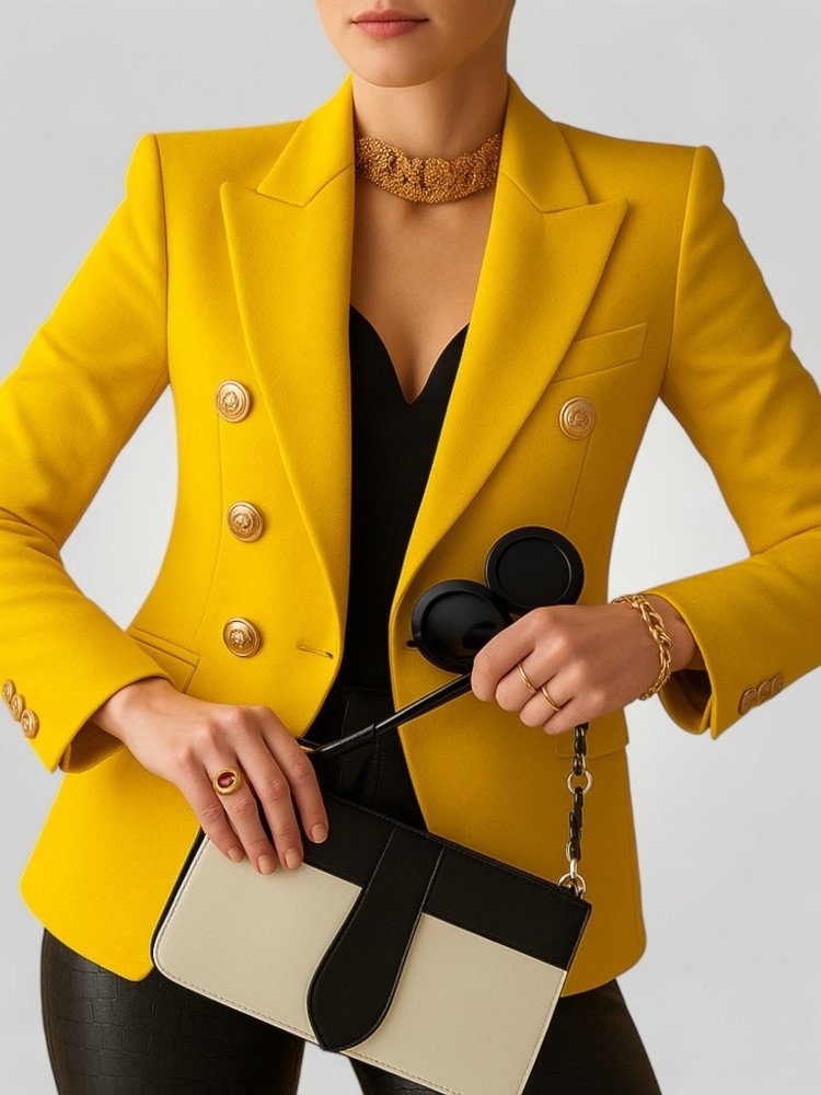 Blazer Long Femme Élégant et Confortable 5 - Mode Lumière