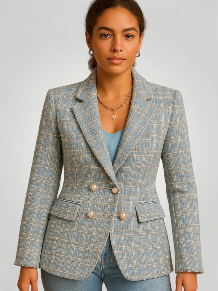 Blazer Noir Femme Élégant et Confortable 1 - Mode Lumière