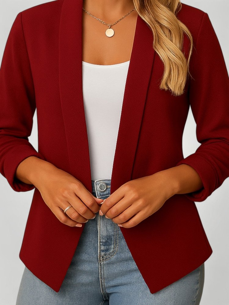 Blazer Ouvert Élégant pour Femme 4 - Mode Lumière