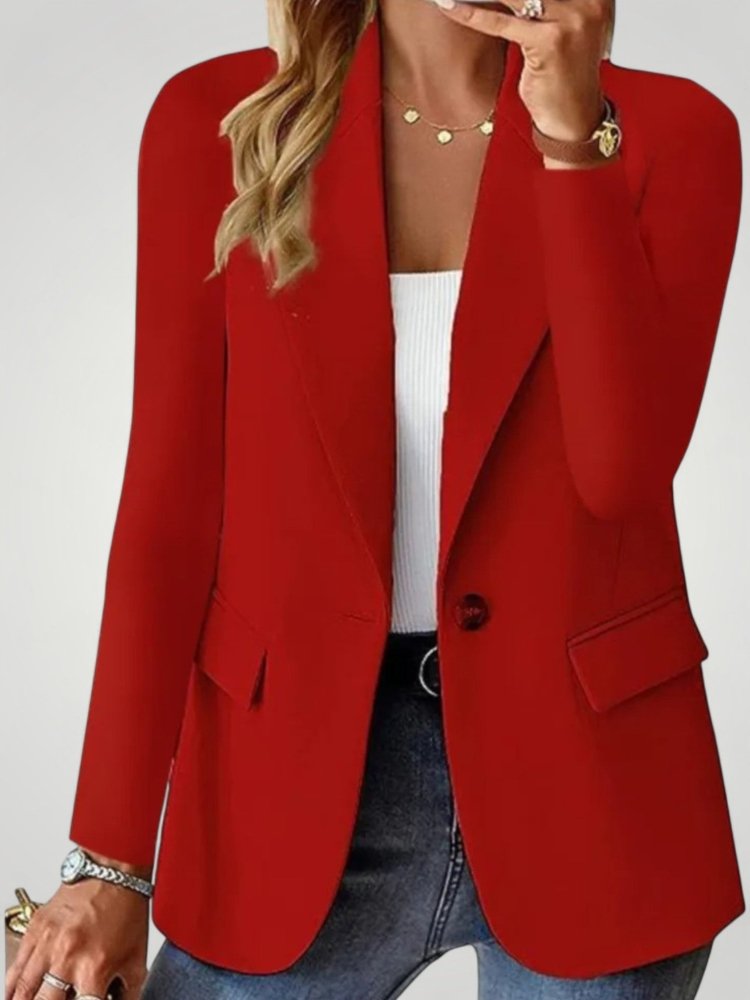 Blazer Slim Fit Élégant Femme au Style Raffiné 3 - Mode Lumière