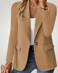 Blazer Slim Fit Élégant Femme au Style Raffiné 4 - Mode Lumière