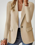 Blazer Slim Fit Élégant Femme au Style Raffiné 8 - Mode Lumière