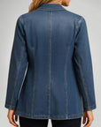 Blazer en Jean Ajusté Élégant 2 - Mode Lumière