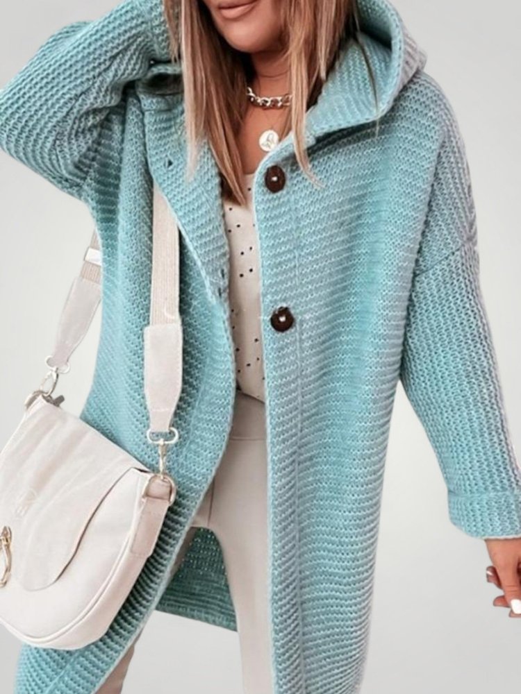Cardigan Chic à Capuche Confortable 1 - Mode Lumière