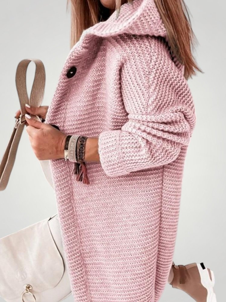 Cardigan Chic à Capuche Confortable 5 - Mode Lumière