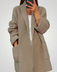 Cardigan Élégant avec Poches Pratiques 2 - Mode Lumière