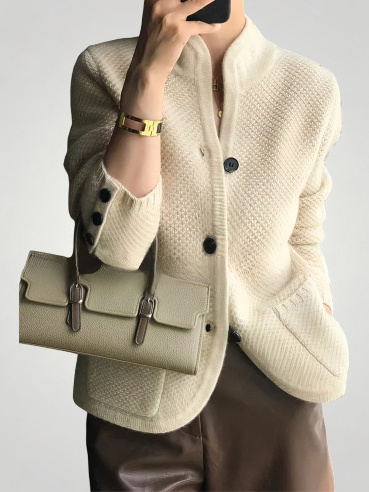 Cardigan Élégant en Cachemire Doux 1 - Mode Lumière