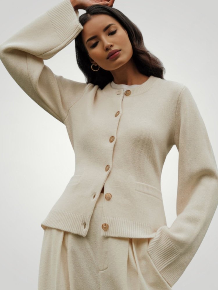 Cardigan Élégant en Cachemire Ultra - doux 1 - Mode Lumière