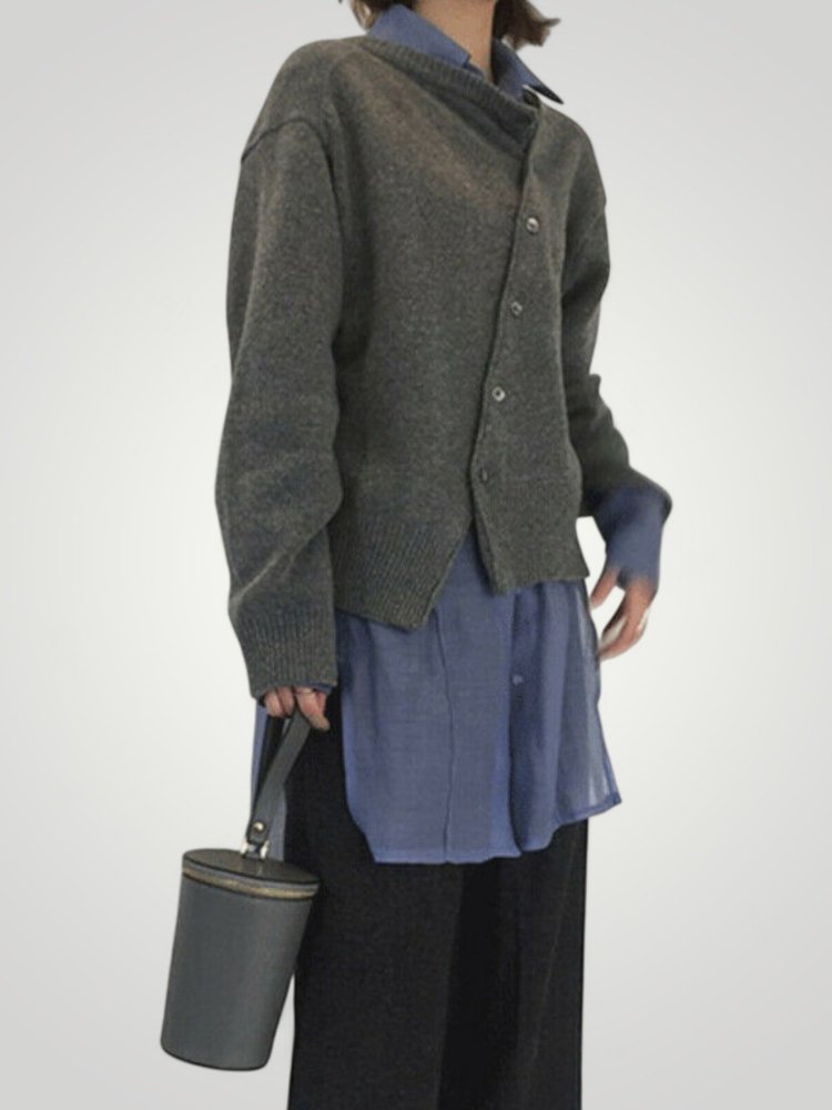 Cardigan Enveloppant Élégant en Laine Douce 6 - Mode Lumière