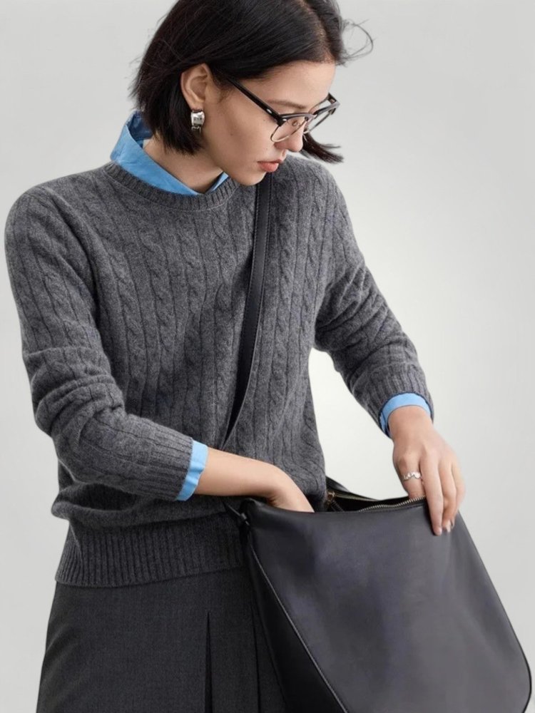 Cardigan Femme Torsadé Confortable et Élégant 1 - Mode Lumière