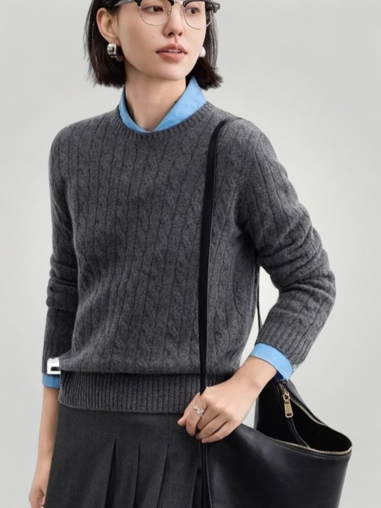 Cardigan Femme Torsadé Confortable et Élégant 2 - Mode Lumière