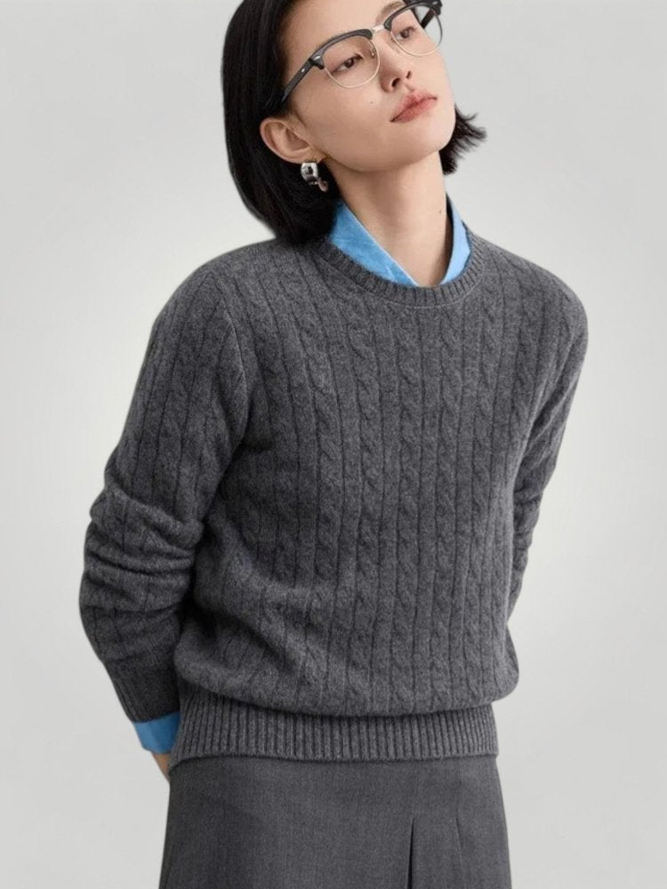 Cardigan Femme Torsadé Confortable et Élégant 4 - Mode Lumière