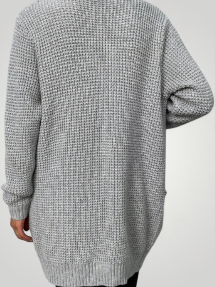 Cardigan Long Ouvert Élégant et Polyvalent 2 - Mode Lumière