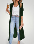 Cardigan Long en Velours Élégant et Confortable 4 - Mode Lumière