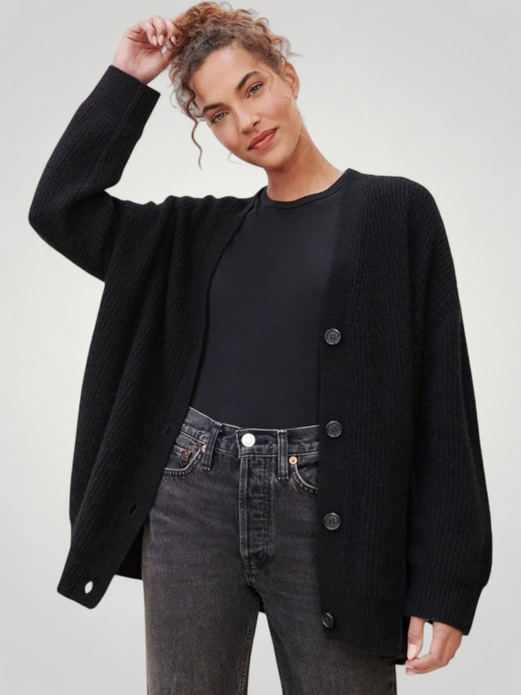 Cardigan Oversize Élégant et Confortable 4 - Mode Lumière