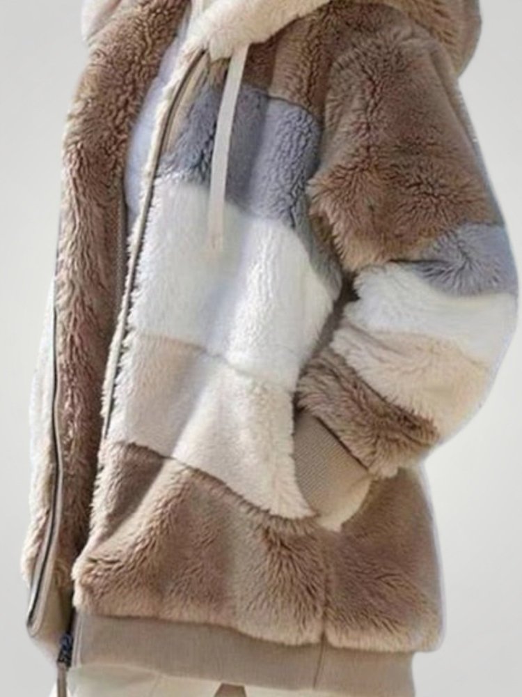 Cardigan Rayé Élégant avec Capuche Douce 5 - Mode Lumière