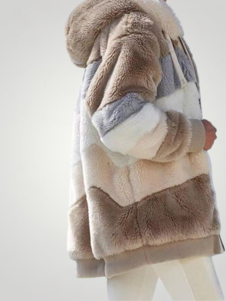 Cardigan Rayé Élégant avec Capuche Douce 6 - Mode Lumière