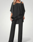 Ensemble Femme Chic à Épaules Dénudées Élégant