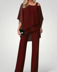 Ensemble Femme Chic à Épaules Dénudées Élégant