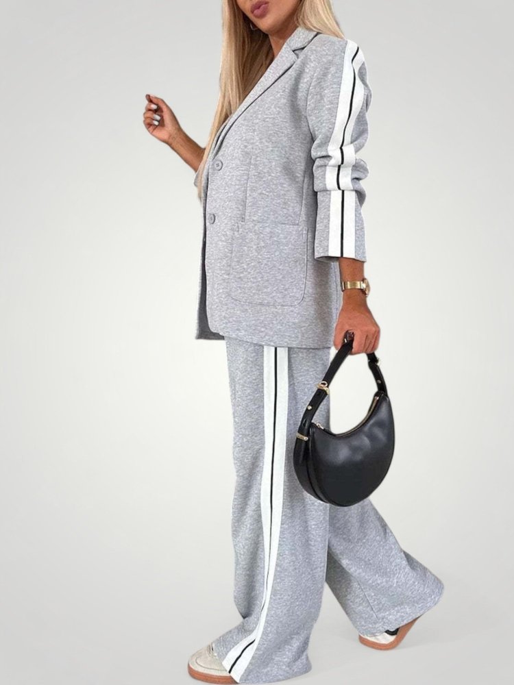 Ensemble Élégant avec Blazer Structuré 2 - Mode Lumière