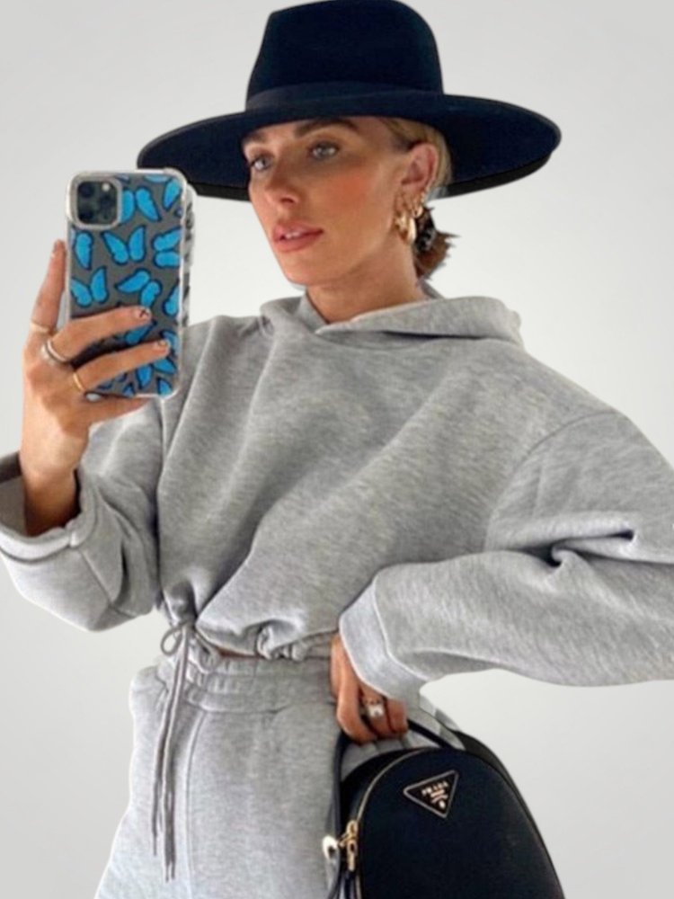 Ensemble Sweat à Capuche Femme Élégant et Confortable 6 - Mode Lumière