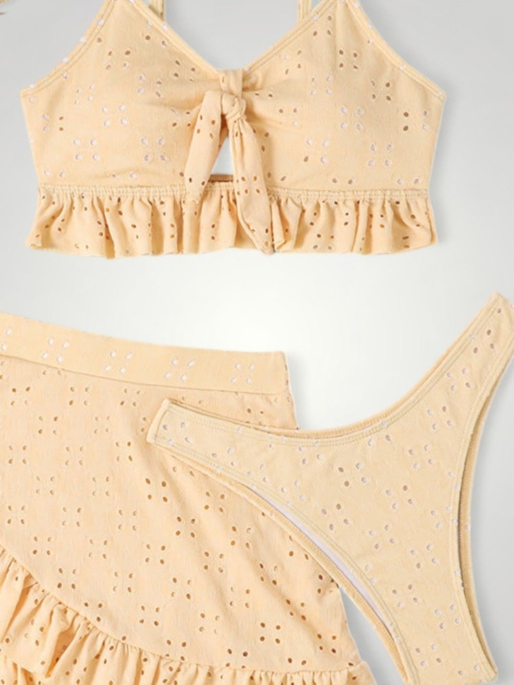 Ensemble de Maillot de Bain Élégant à Volants 9 - Mode Lumière