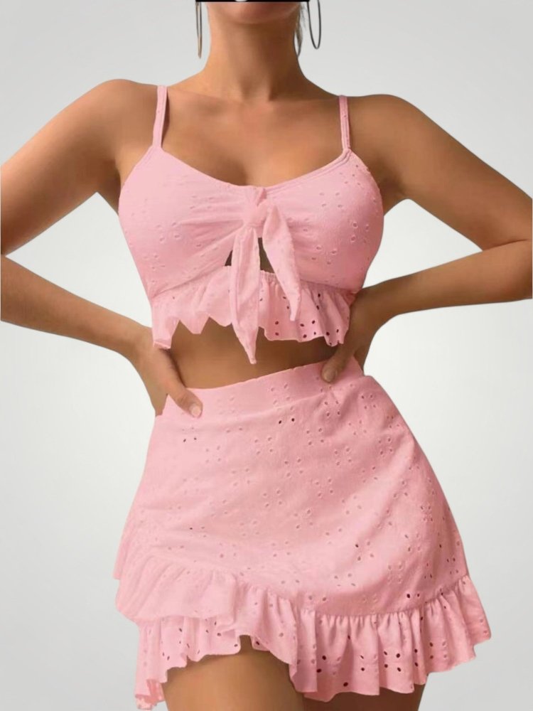 Ensemble de Maillot de Bain Élégant à Volants 6 - Mode Lumière