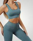Ensemble Yoga Femme Élégant avec Soutien-Gorge Sport