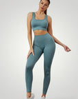 Ensemble Yoga Femme Élégant avec Soutien-Gorge Sport