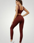 Ensemble Yoga Femme Élégant avec Soutien-Gorge Sport